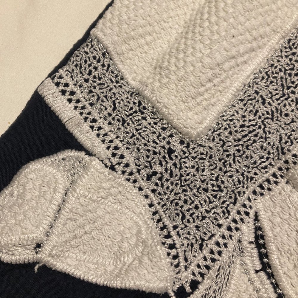 Lucky Brand Navy Lace Elephant Tank Top - Picture 5 of 10
